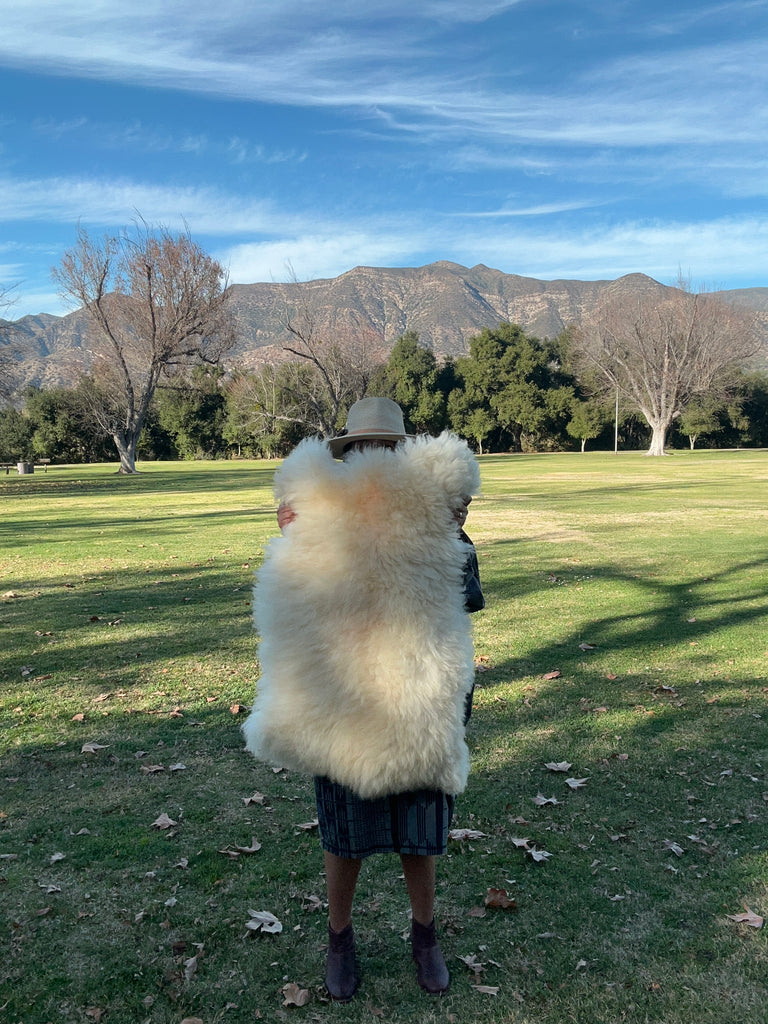 Smoked Tanned Hide #6 (longhaired)